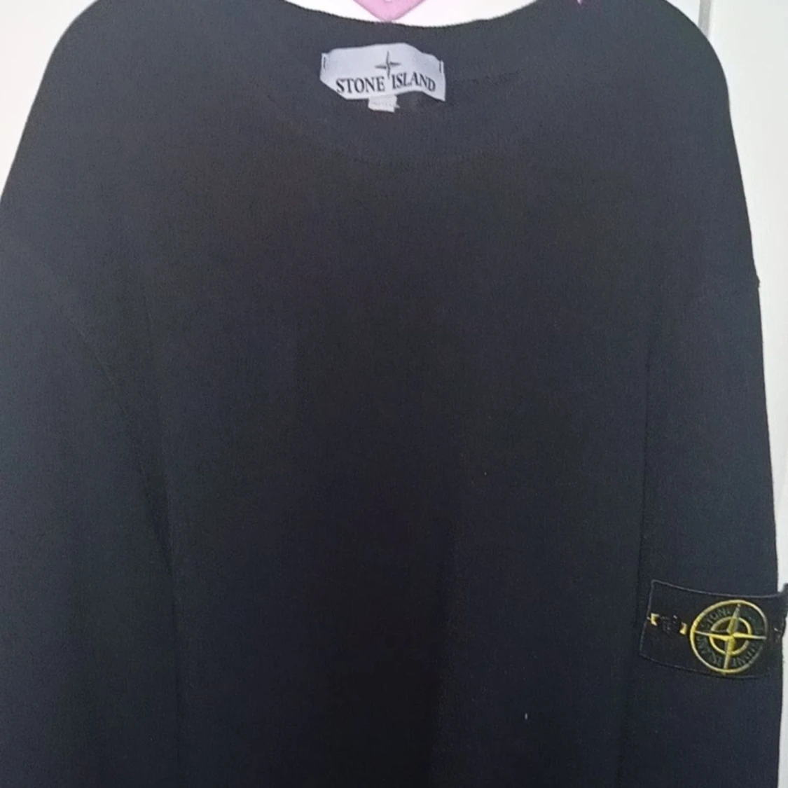 Svart Stone Island sweatshirt L - 3
