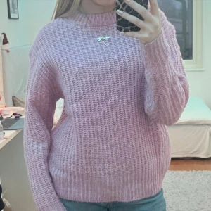 Rosa grovstickad tröja - XS, från Lager 157, knappt använd bra skick!