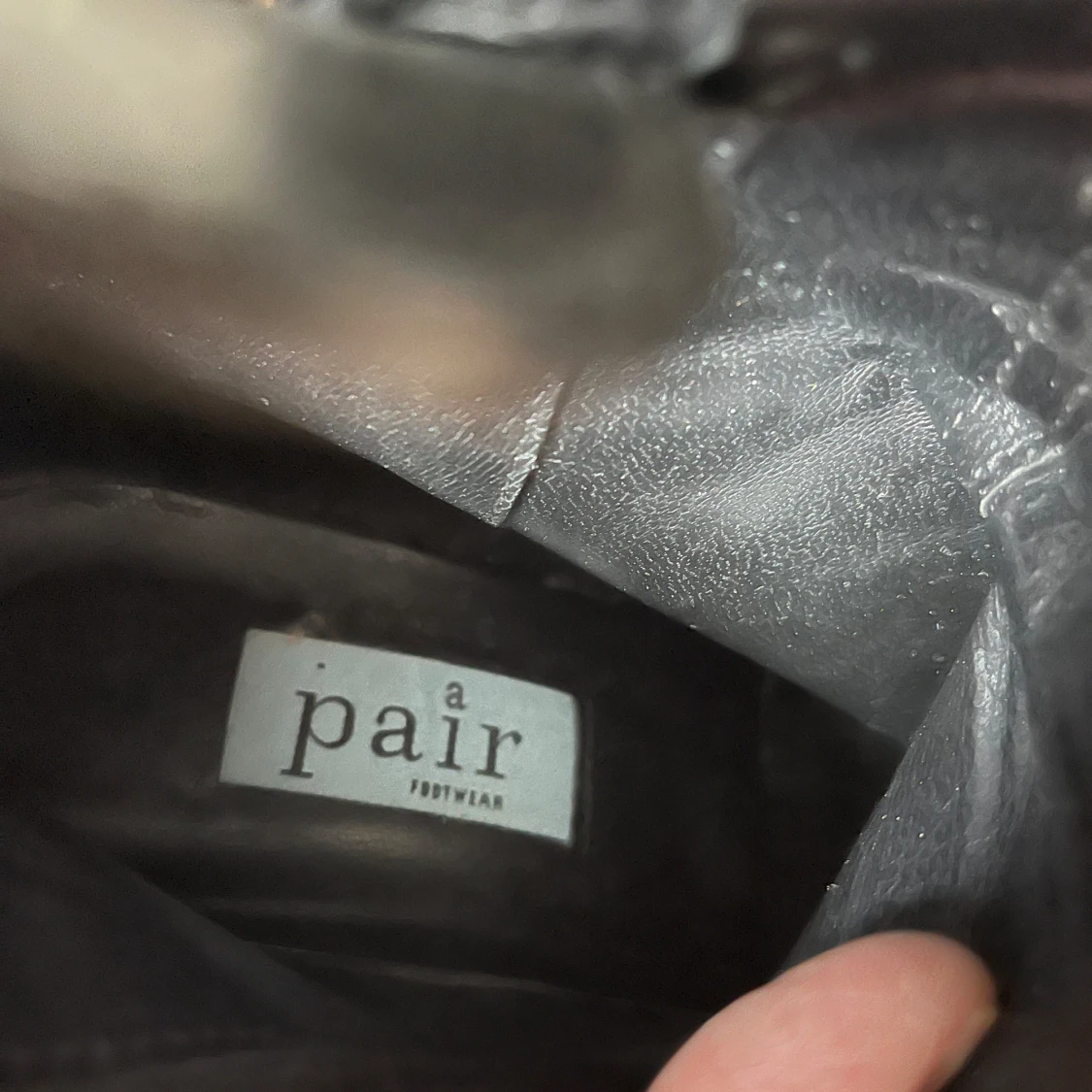 Svarta boots med klack från A Pair - 3