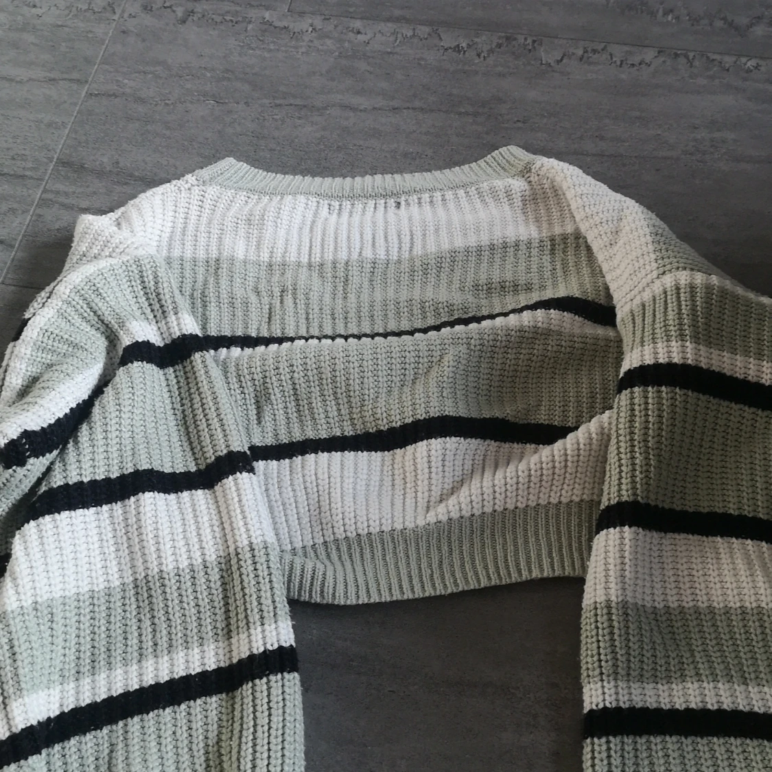 Randig croppad tröja från Shein - 1