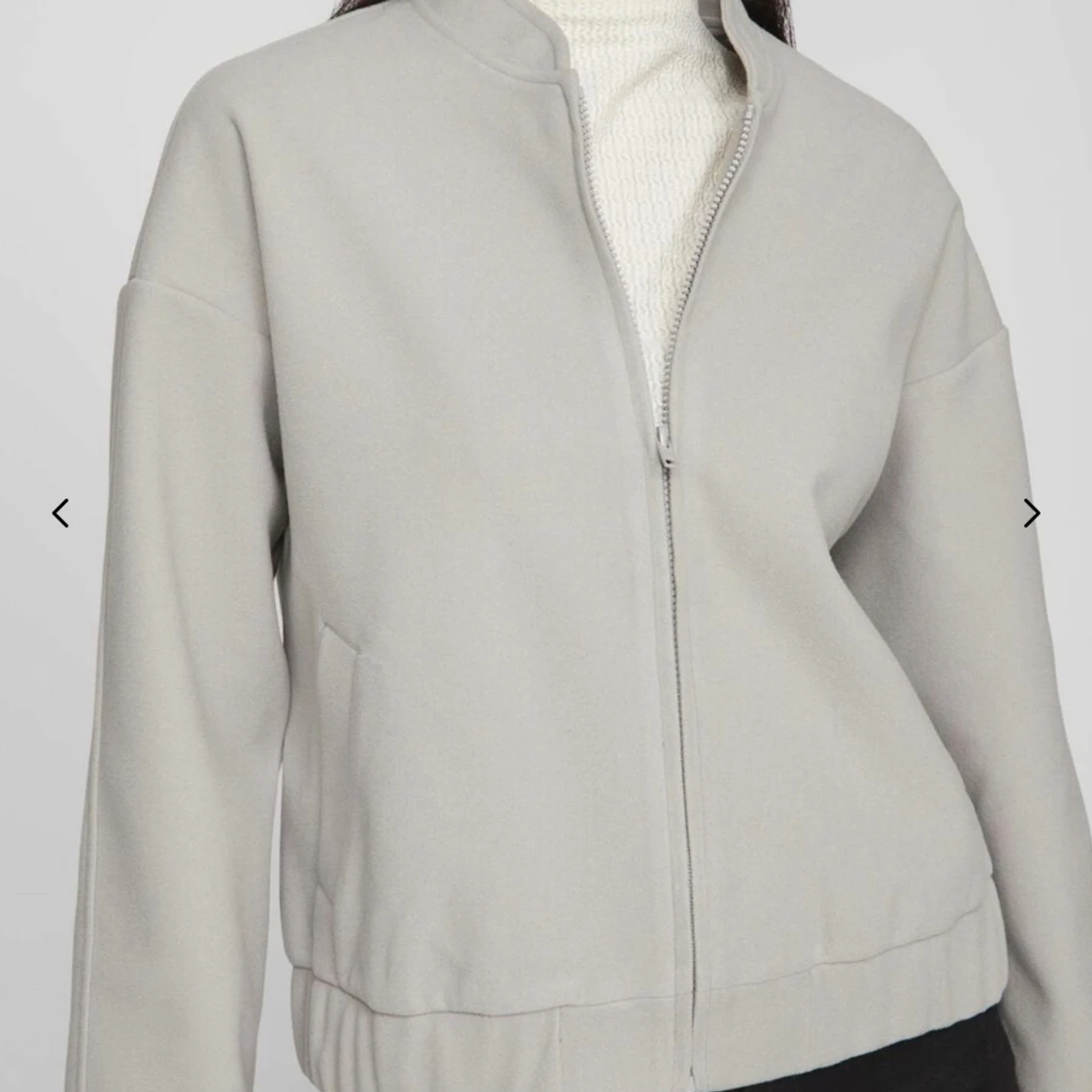 Skön vår jacka med dragkedja  - 1