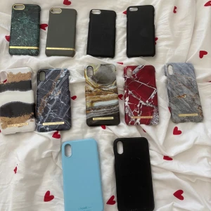 iPhone skal - Tryck ej på köp om du inte ska köpa allt Bland annat från ideal of Sweden.  Allt för 150 kr Den översta raden är iPhone 7. En för 15 kr Andra och tredje raden är iPhone 10/X. En för 25 kr
