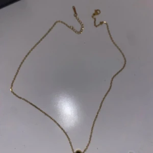 Guldigt halsband med tunn kedja - Snyggt halsband i guldig färg med tunn kedja och enkel design. Perfekt för att ge din outfit en elegant touch. Justerbar längd med klassiskt lås. Passar dig som gillar stilrena smycken.