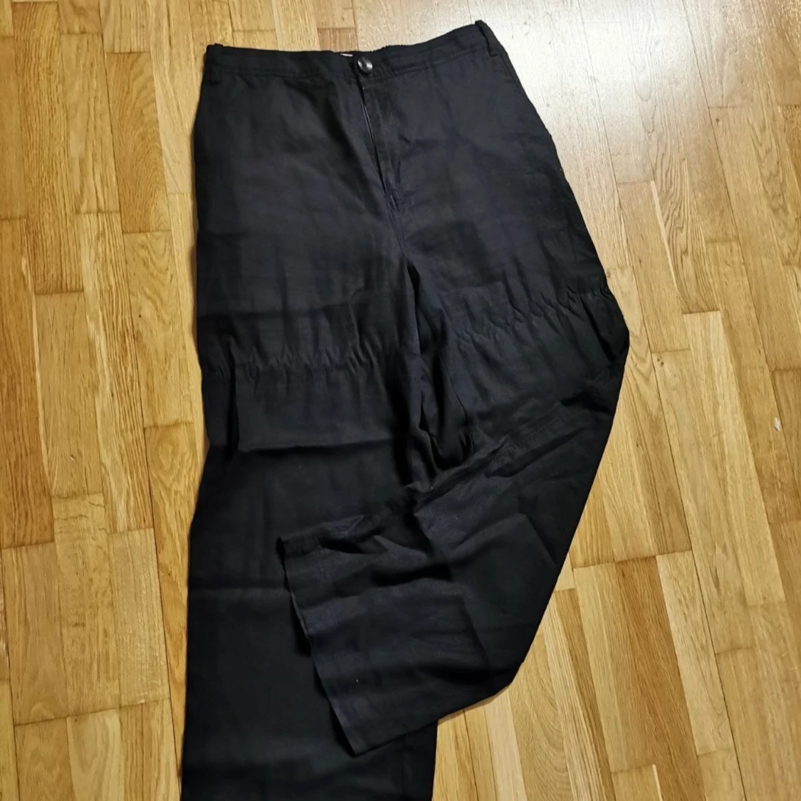 Svarta linnebyxor från InWear