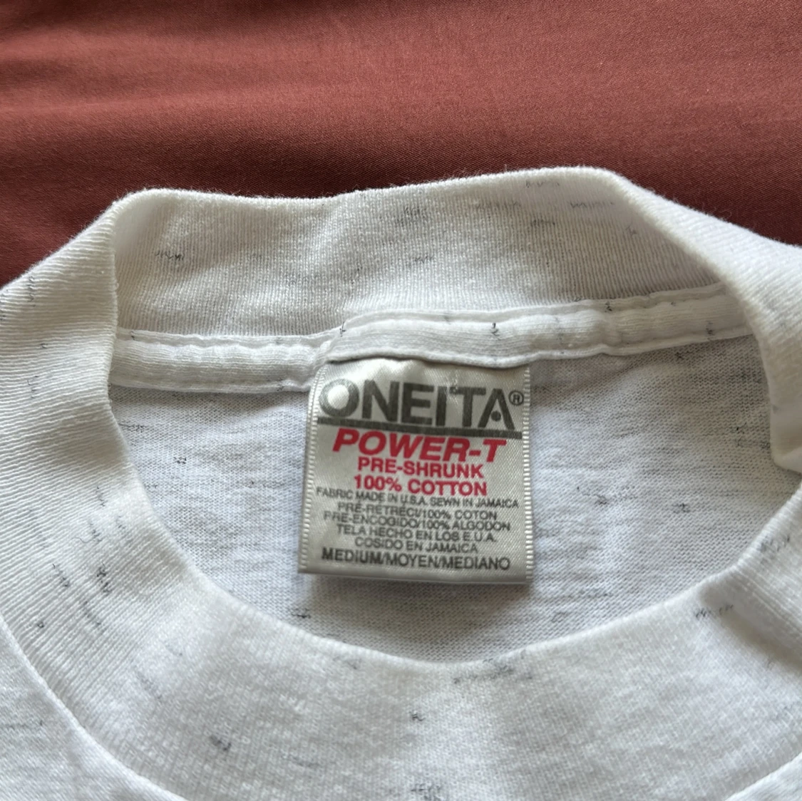 Vit vintage t-shirt - 3