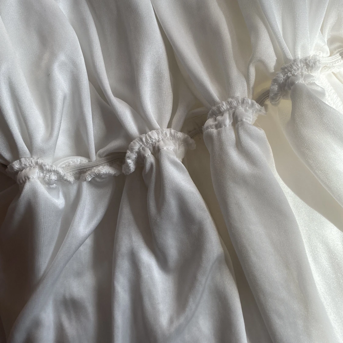 Vit kortklänning från Bik Bok XS - 2