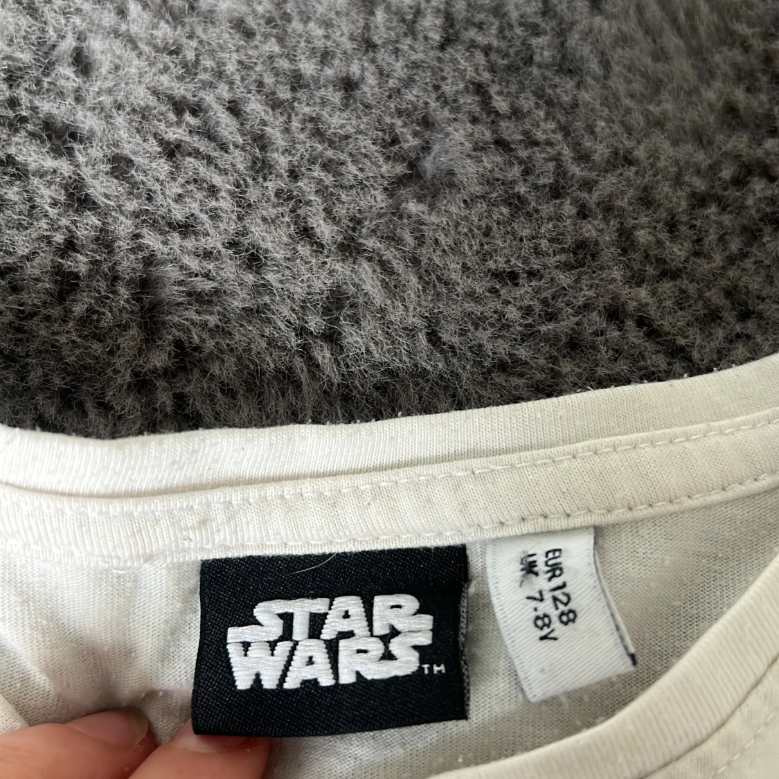 Vit Star Wars t-shirt med pärldetaljer - 1