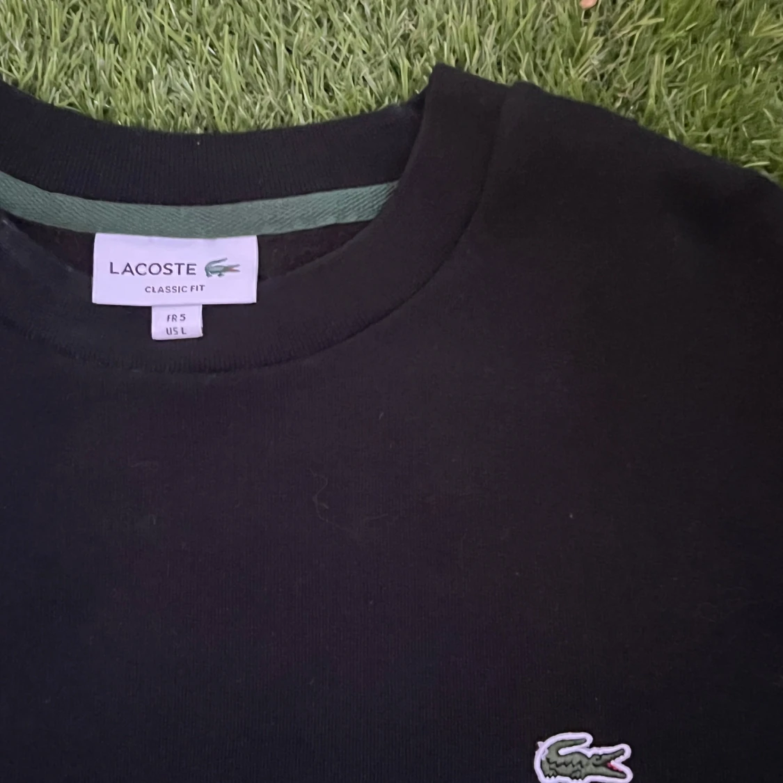 Svart sweatshirt från Lacoste - 1