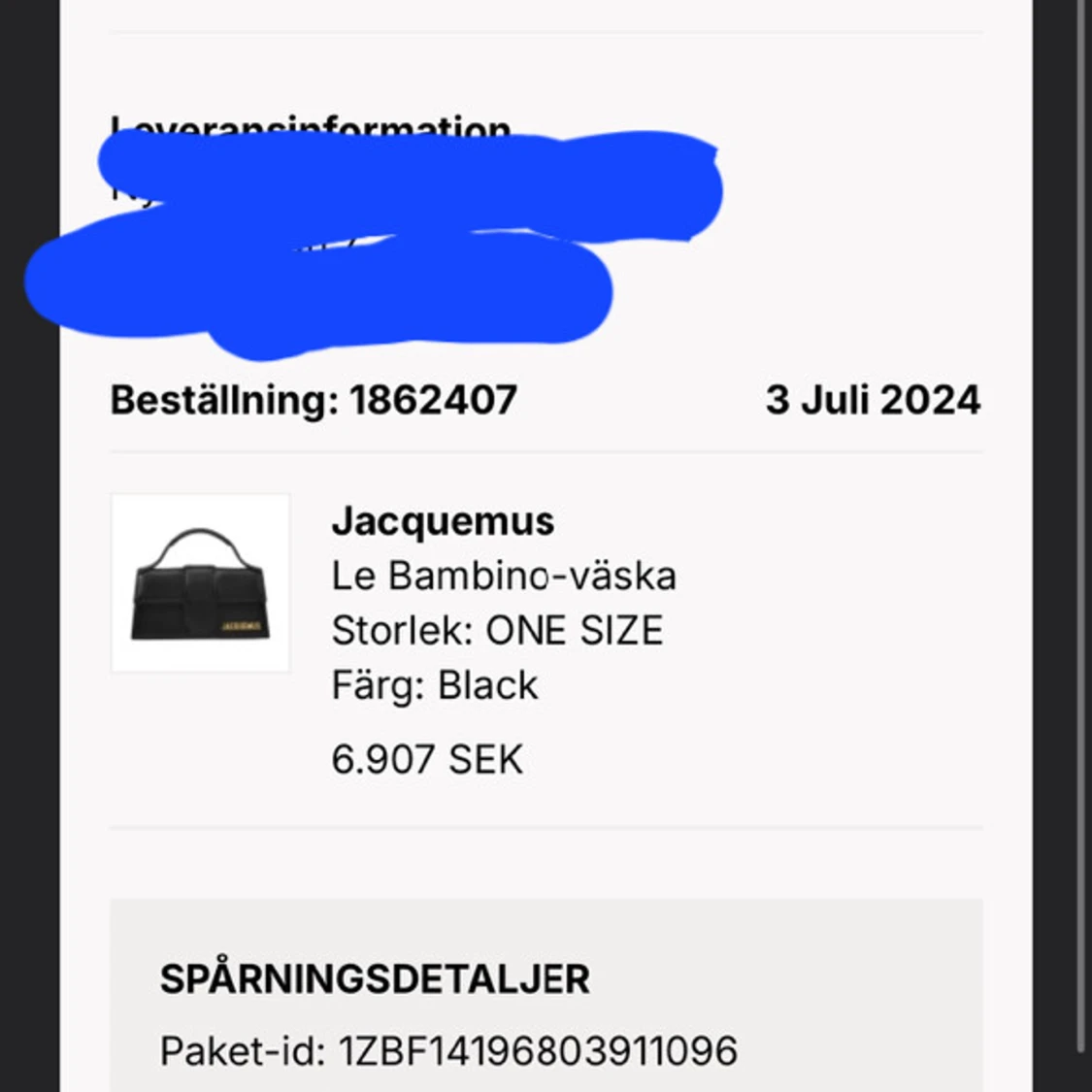 Jacquemus Le Bambino svart handväska - 2