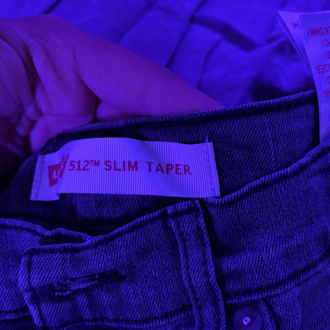 Levi's 512 Slim Taper jeans blå - 1