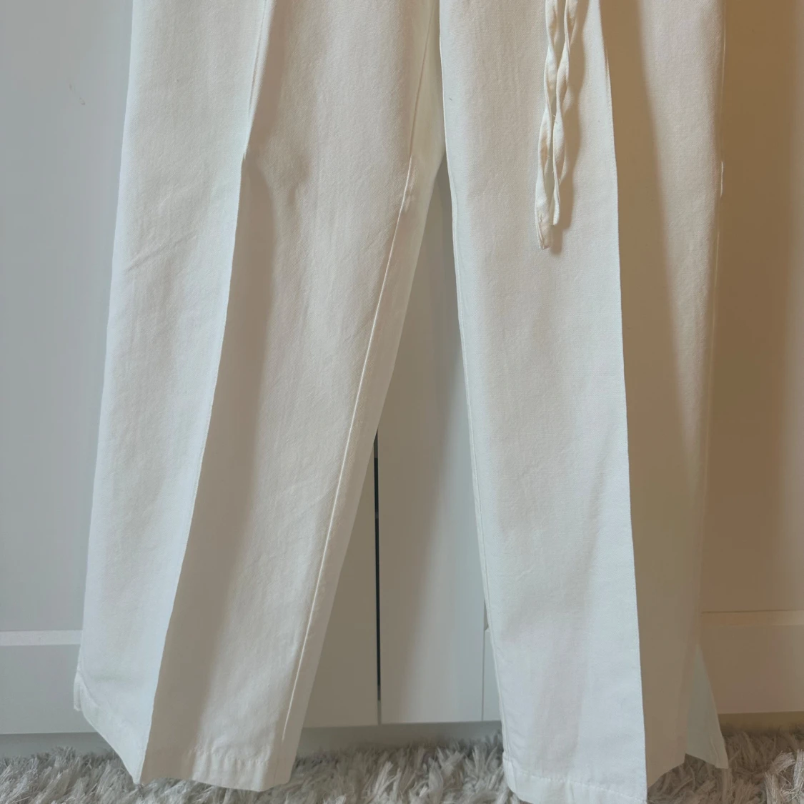 Linnebyxor med knyte - 1