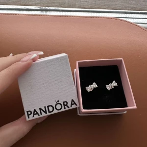 Äkta Pandora örhängen – Silverfärg - Elegant design i silverton, perfekt skick. Nypris: 650 kr – säljes nu billigare! Äkthet garanteras.
