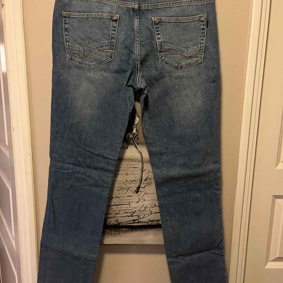 Blå jeansbyxor från Crocker - 3