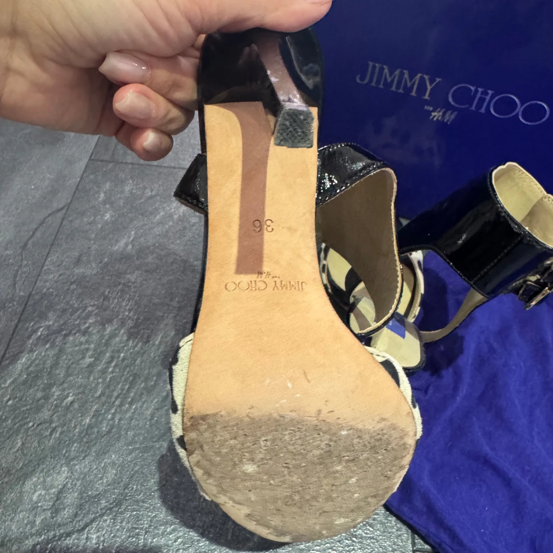 Jimmy Choo x H&M klackskor med djurmönster - 3