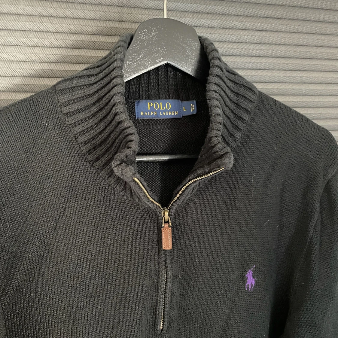 Stickad Ralph Lauren Halfzip - 2