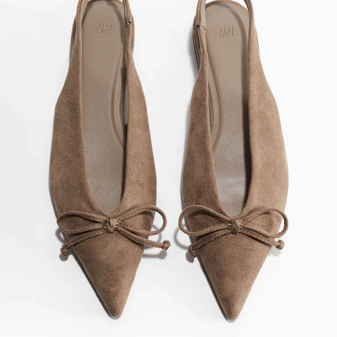 Slingbacks med rosett H&M SLUTSÅLDA storlek 39