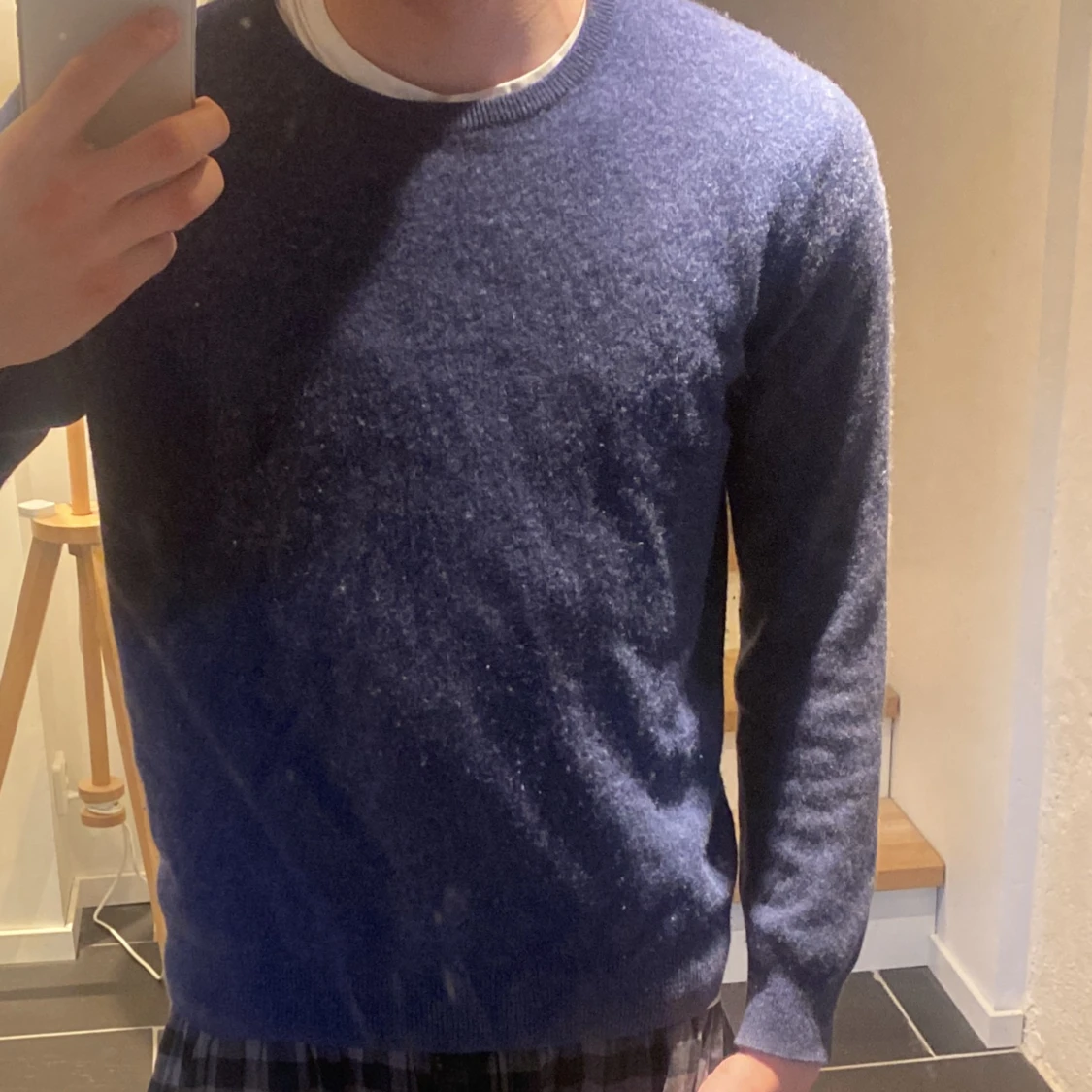 Mörkblå kashmirtröja från J.Crew - 2