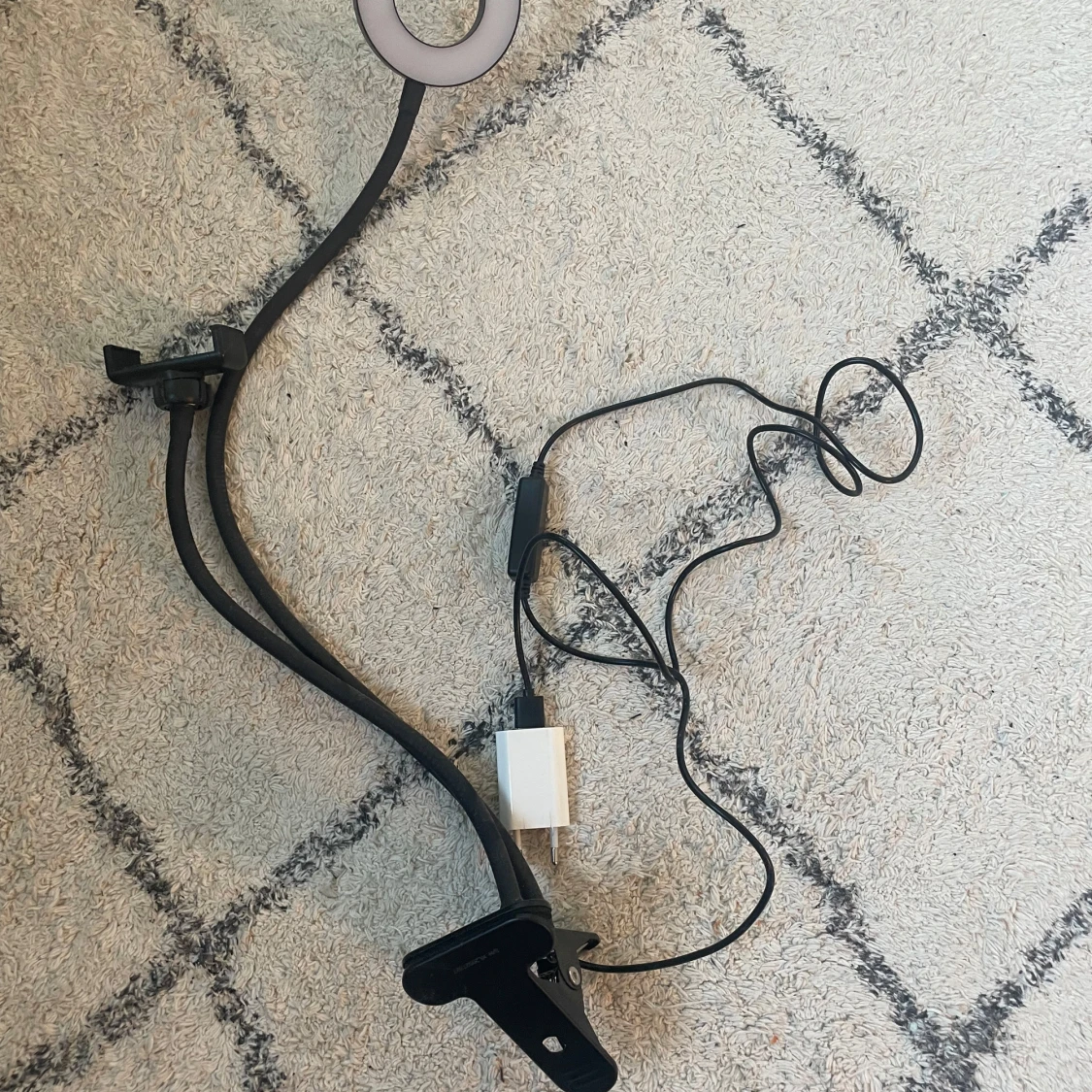 Ring light med mobilhållare och USB