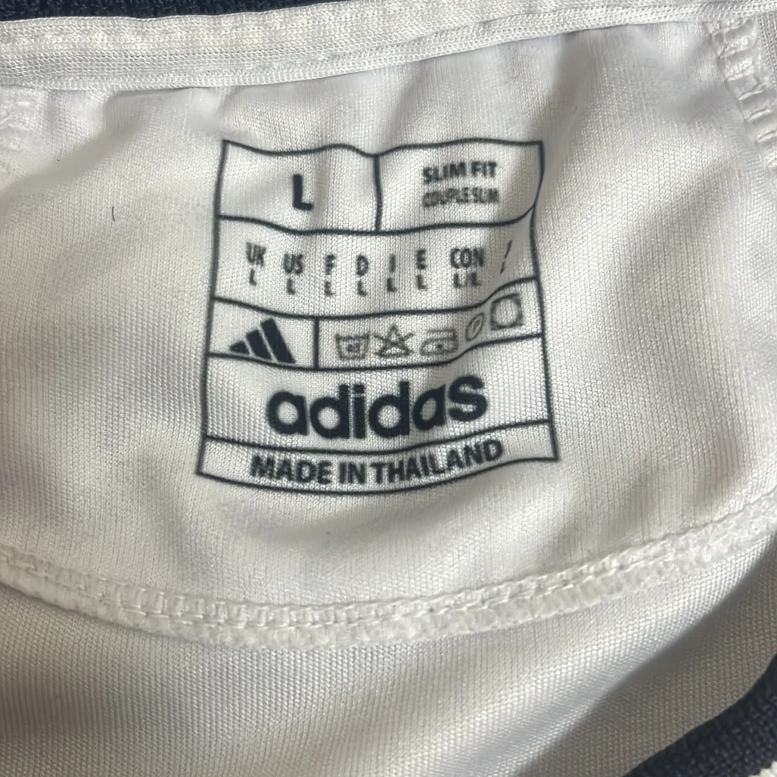 Real Madrid vit fotbollströja Adidas L - 1