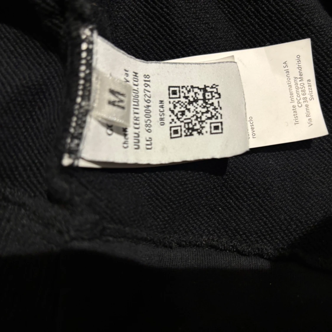 Svart C.P. Company bomberjacka med goggles - 1