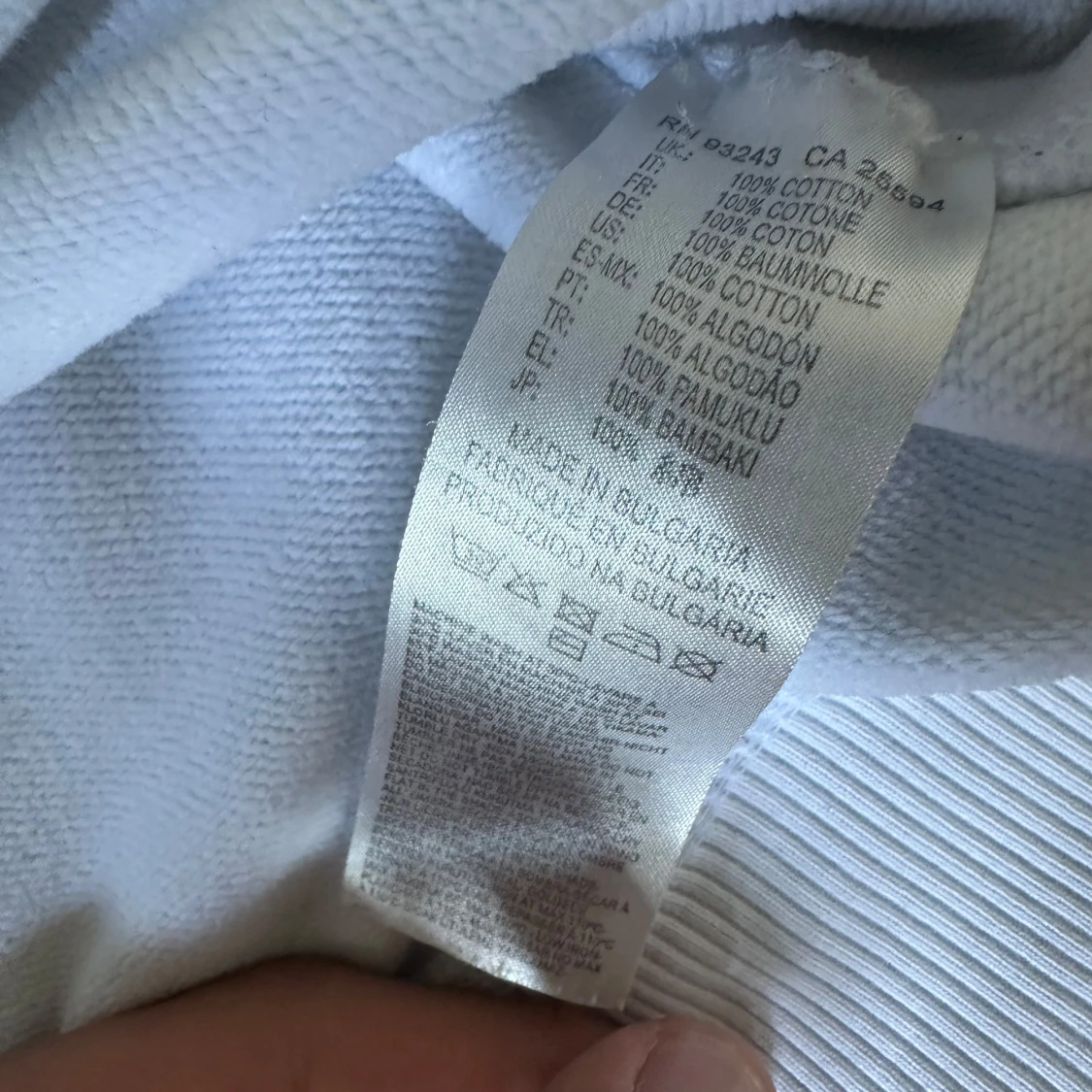 Vit långärmad tröja från Diesel  - 3