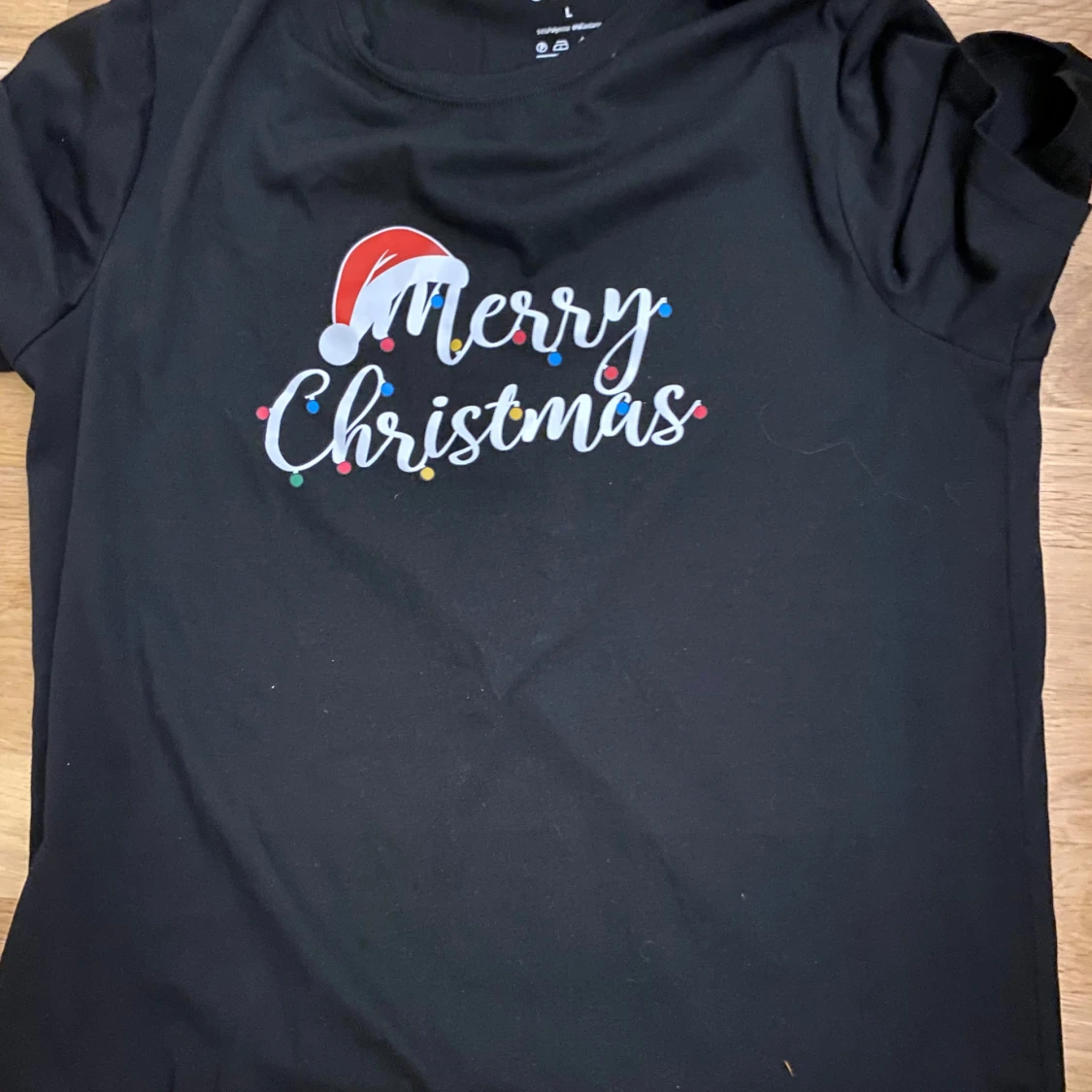 Svart jul-tshirt från SHEIN - 4