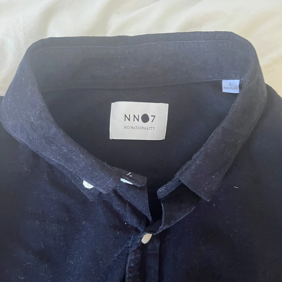 Mörkblå manchesterskjorta NN07 - 1