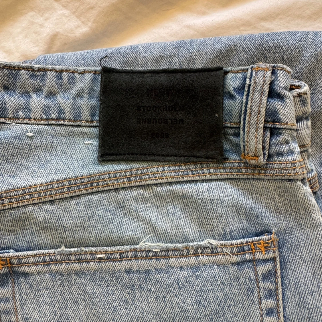 Neuw jeans ljusblå - 3