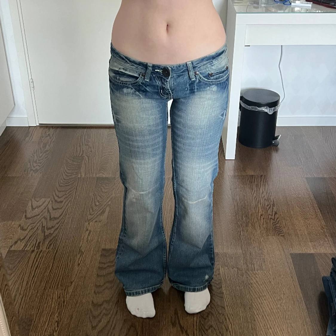 Lågmidjade jeans