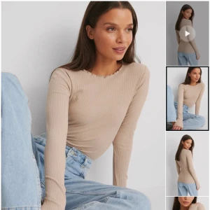 Långärmad topp - Ribbad långärmad topp från NAKD. Fint skick.