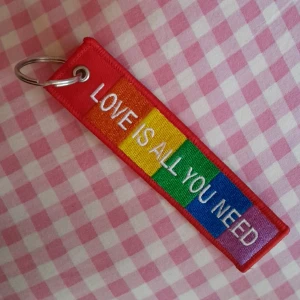🏳️‍🌈 Nyckelring - Köpt från Clas Ohlson.