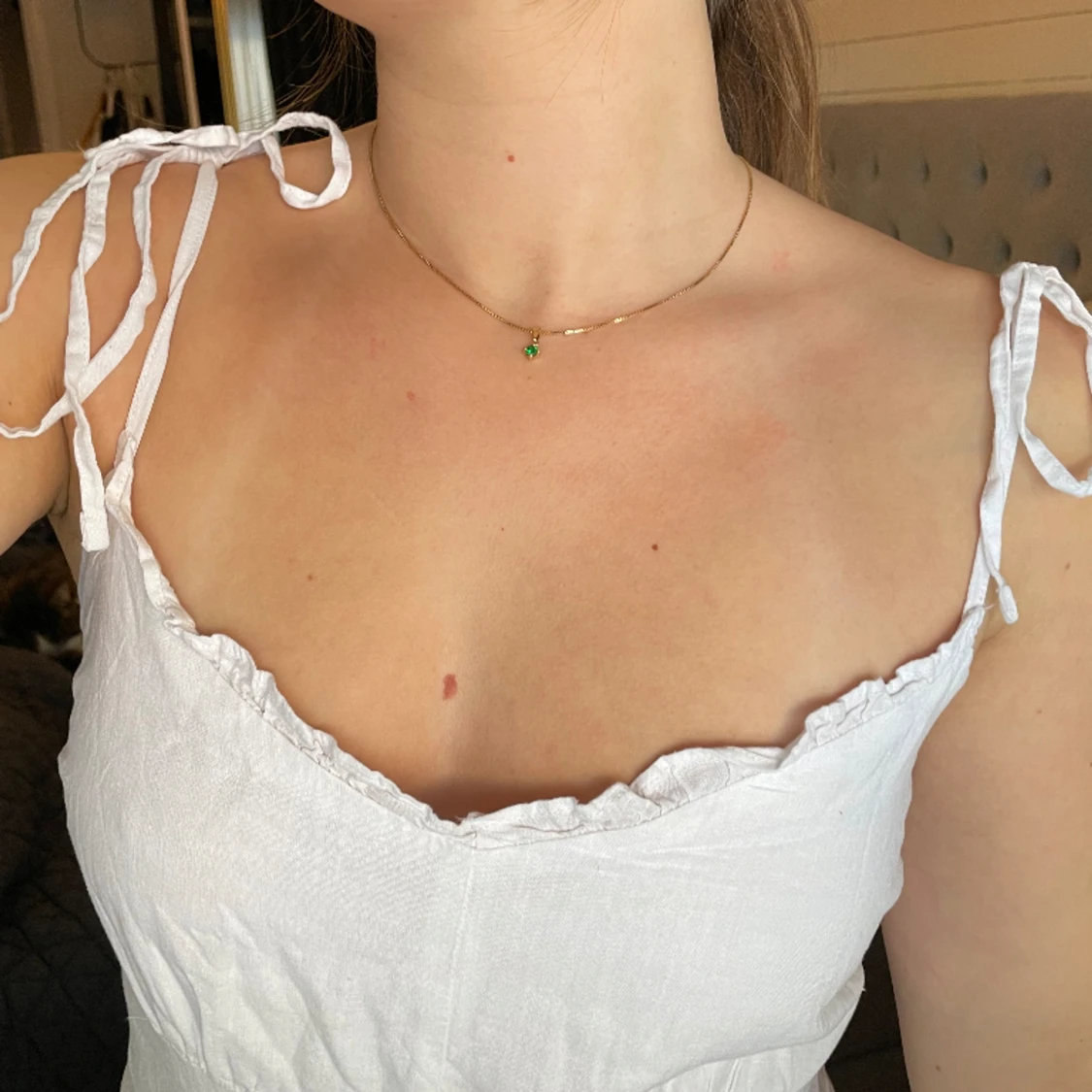 Vit studentklänning - 90