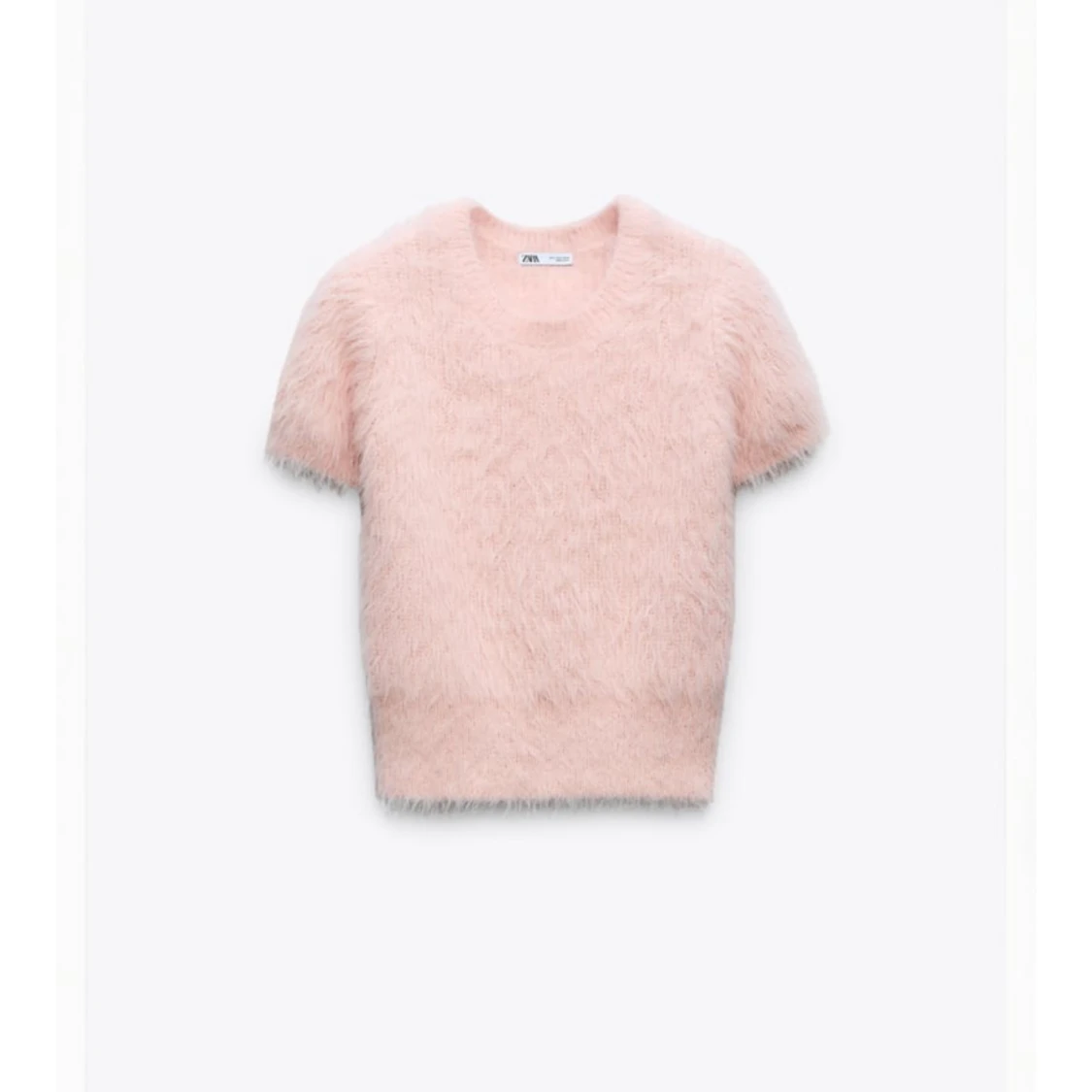 Rosa fluffig topp