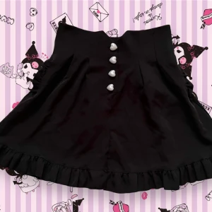 Landmine kjol, svart mini kjol, Jirai Kei kjol - Använd vid ett tillfälle så den är i nytt skick 