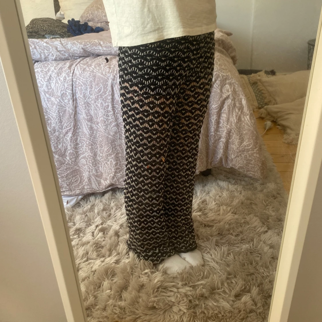 Stickade byxor  - 90