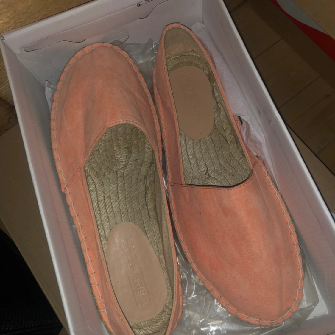 Espadrillos i läder