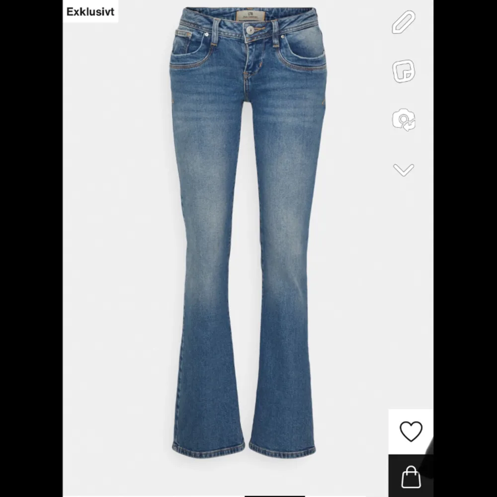 Säljer mina ltb valerie jeans i sevita wash💞 De är i strl W26 L30! Säljer då de är något korta på mig som är ca 164🩷 Köpta för 900kr. Jeans & Byxor.