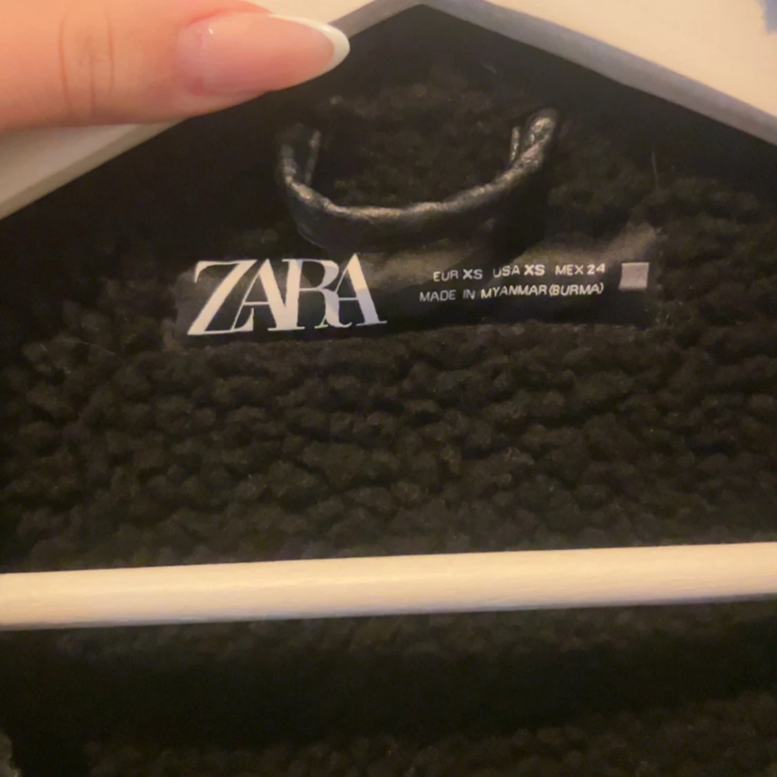 Oversize skinnjacka  - 91