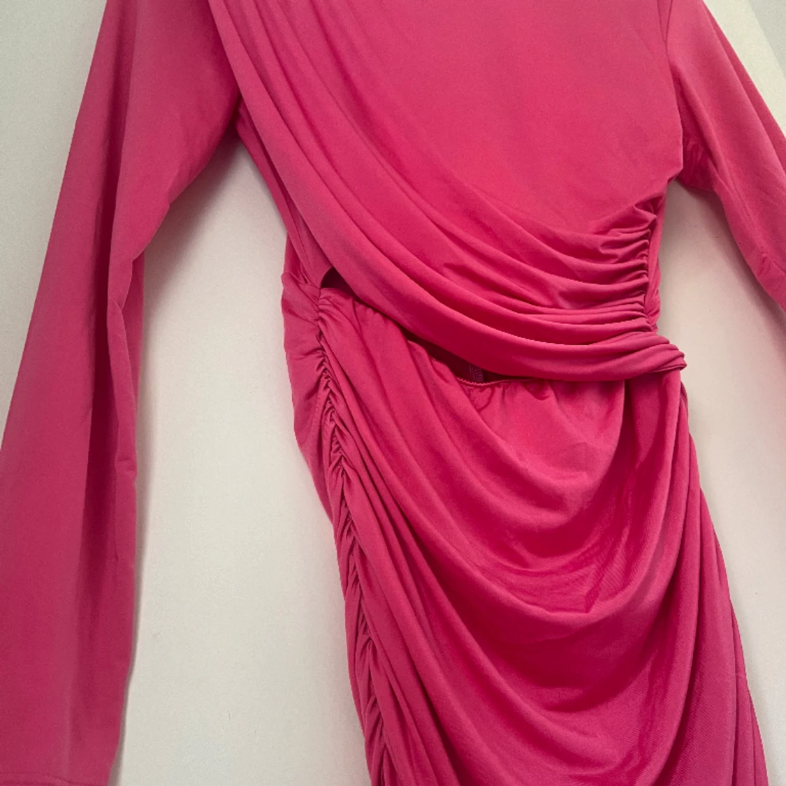 Rosa fest super stretchy klänning  - 90