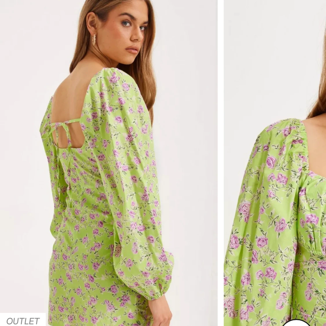 Blommig klänning - 91