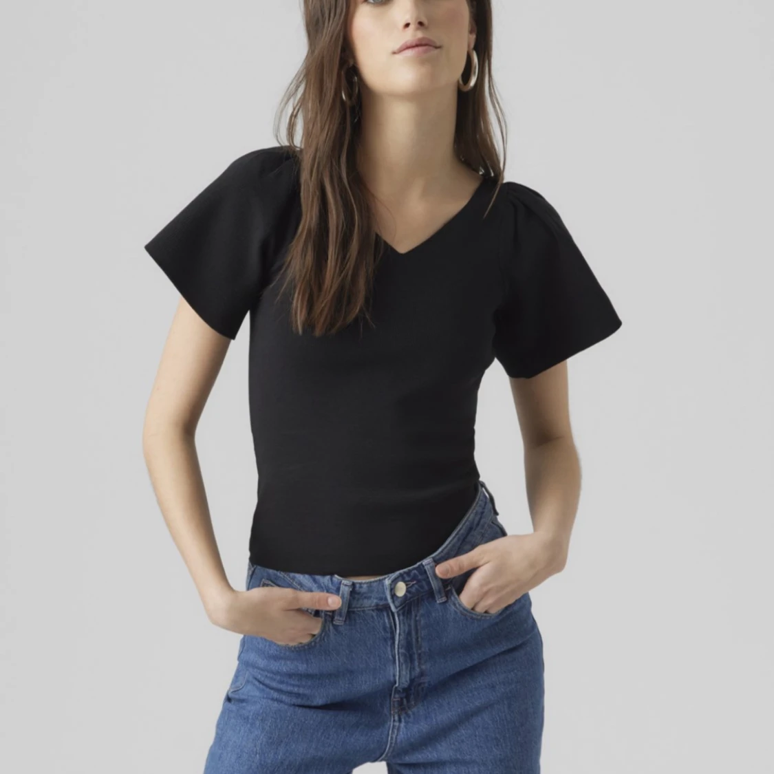 V ringad tröja - 90