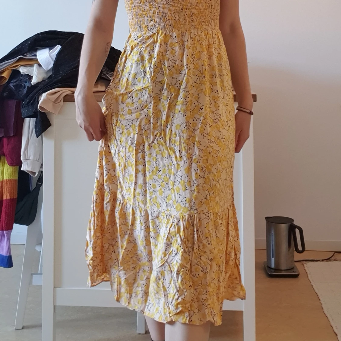 Blommig klänning  - 90