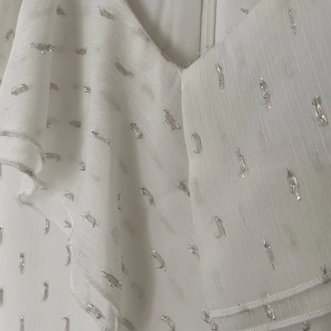 Kort vit klänning  - 90