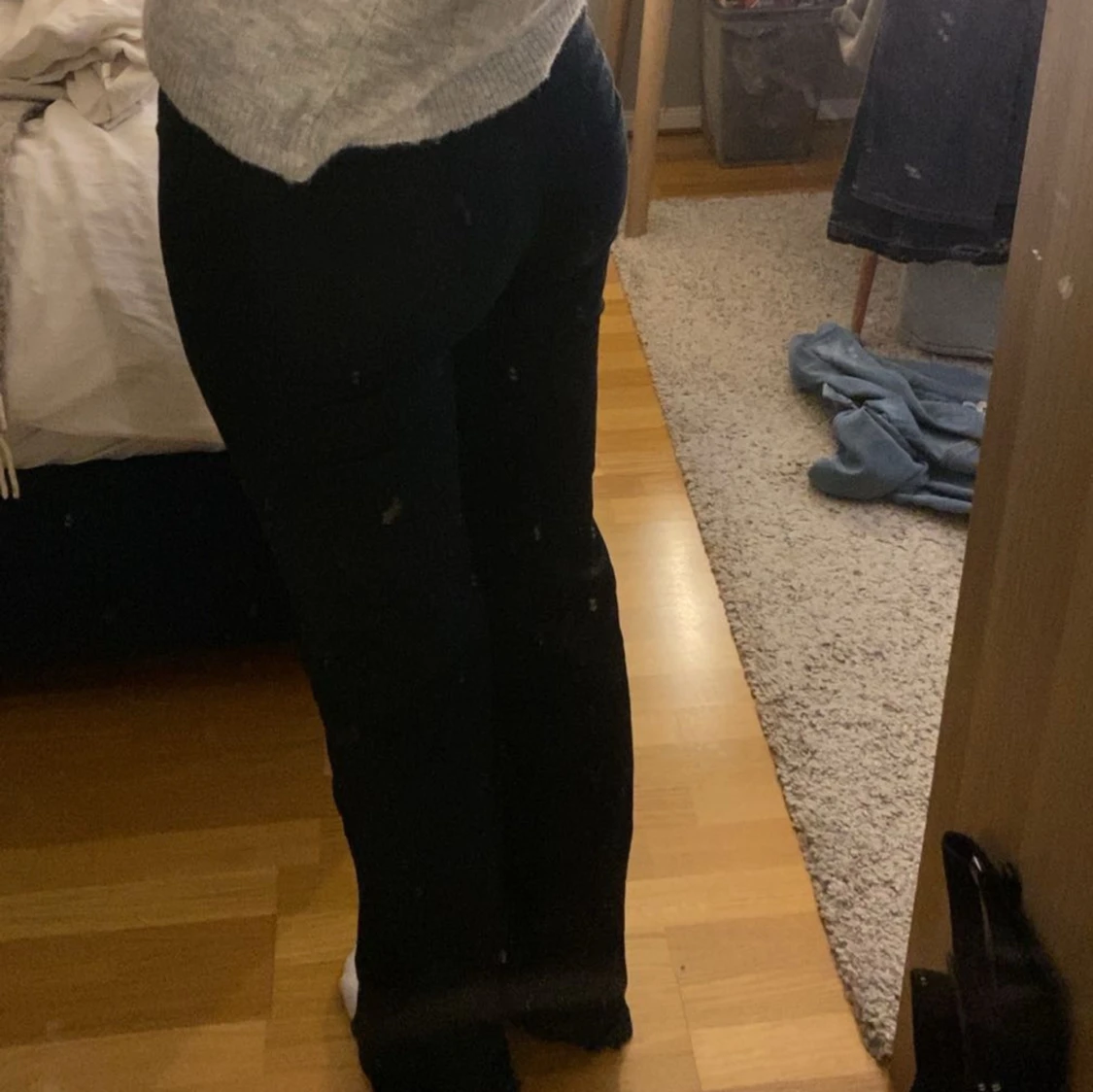 Lågmidjade kostymbyxor - 90