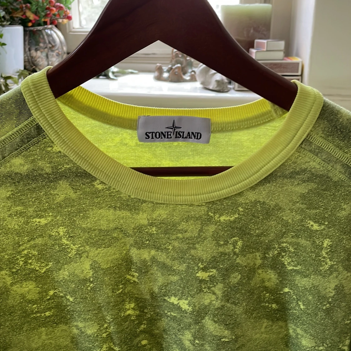 Stone island tröja grön, storlek XL - 90