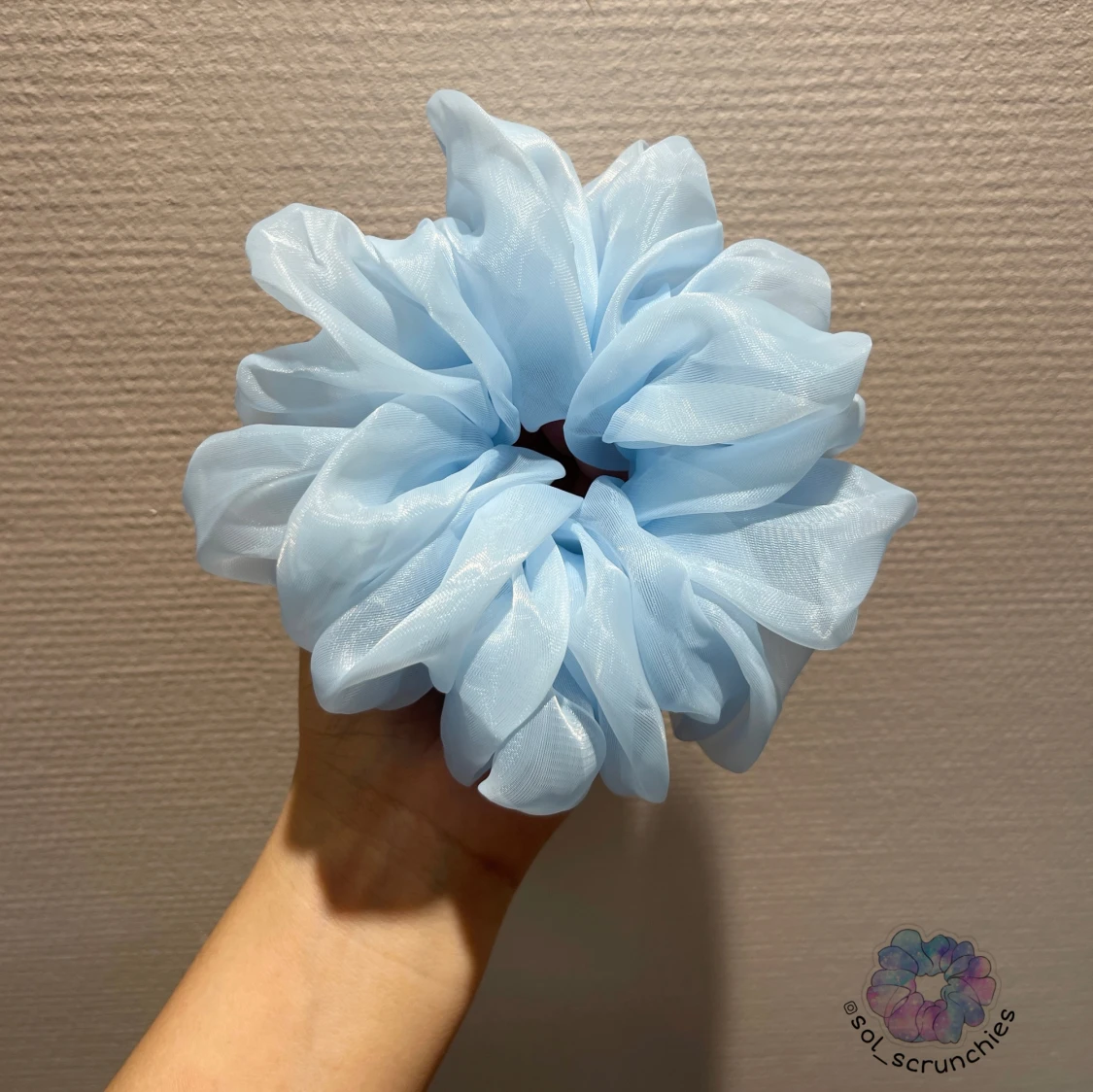 XL- Light Blue Scrunchies 1st - 90