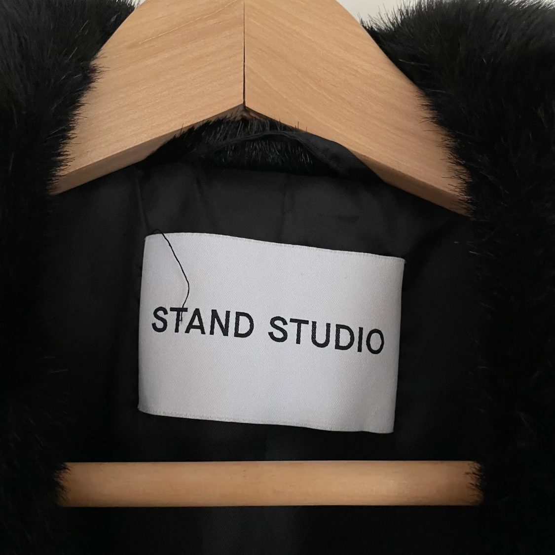 Stand studio faux fur coat - 90