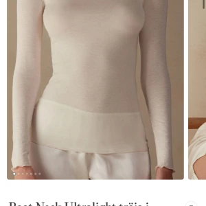 Intimissimi tröja - Jättefin vit/beige intimissimi tröja använd 2 ggr så typ i nyskick köptes för 450kr säljer för runt 300kr🤍🫶🏼🤍