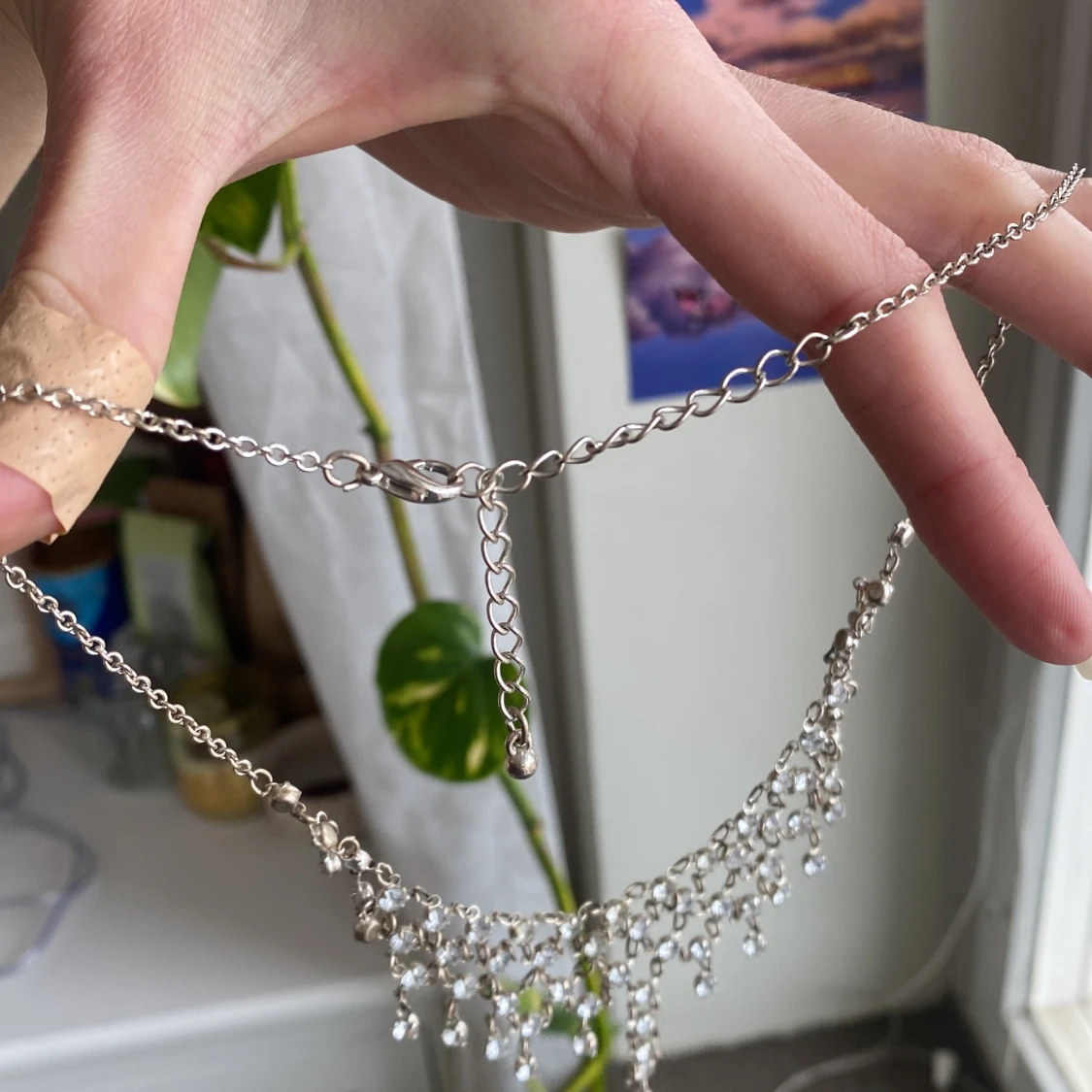 Halsband silver - 91