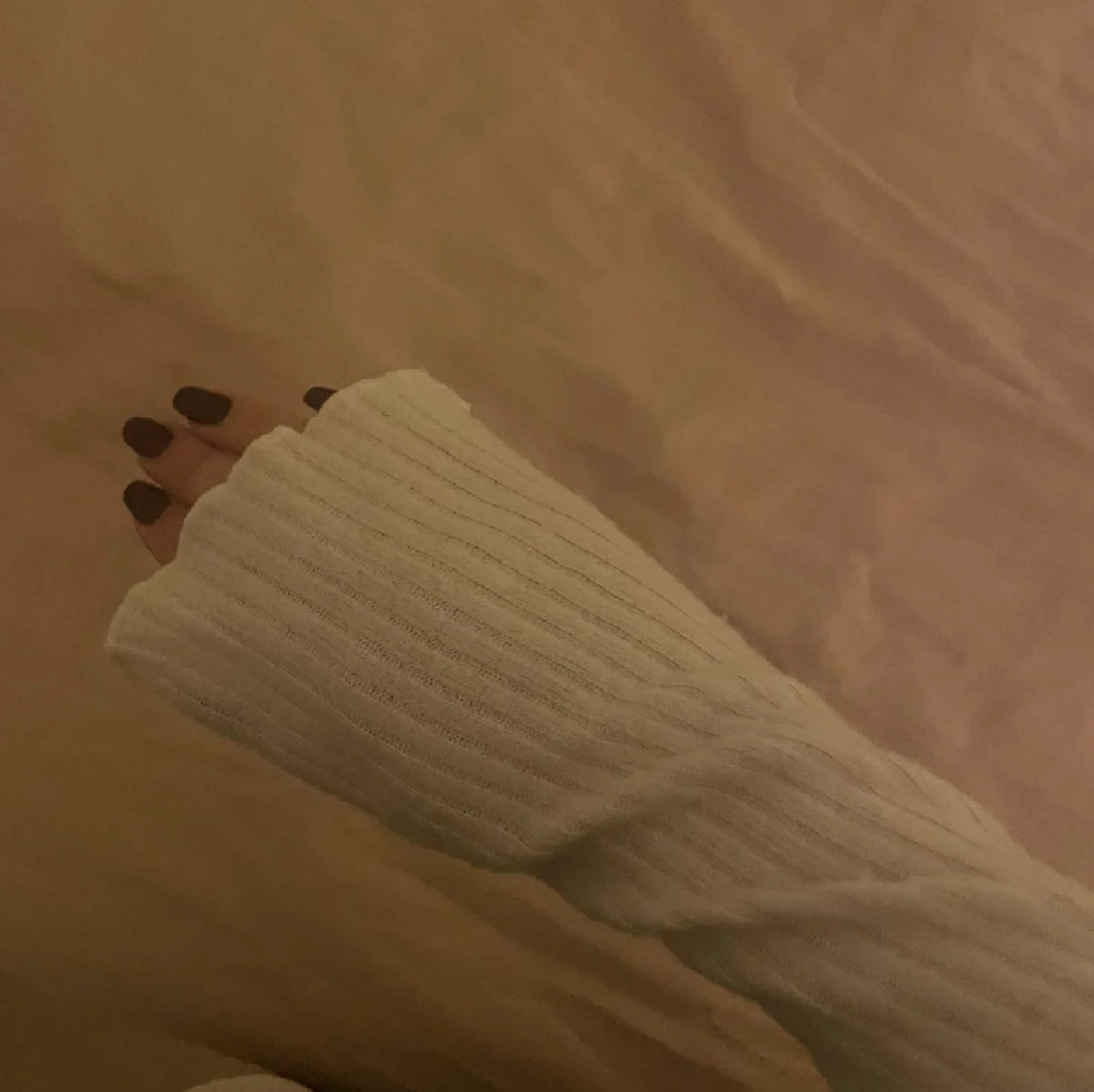 Vit lettuce trim tröja - 91